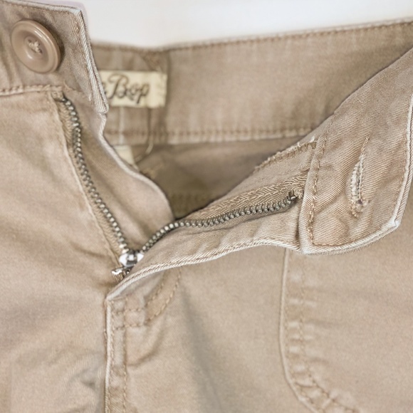BeBop Tan Jean Shorts with Classic Style - Picture 3 of 7